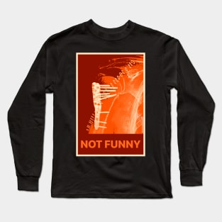 Not Funny But Humerus X-Ray Orange Long Sleeve T-Shirt